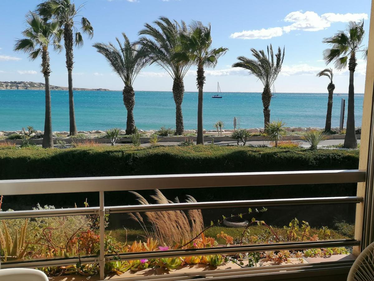 "Le Palmier Dore", Cosy T3 A 3 Minutes A Pied Des Plages, Parking Et Clim Sanary-sur-Mer Bagian luar foto